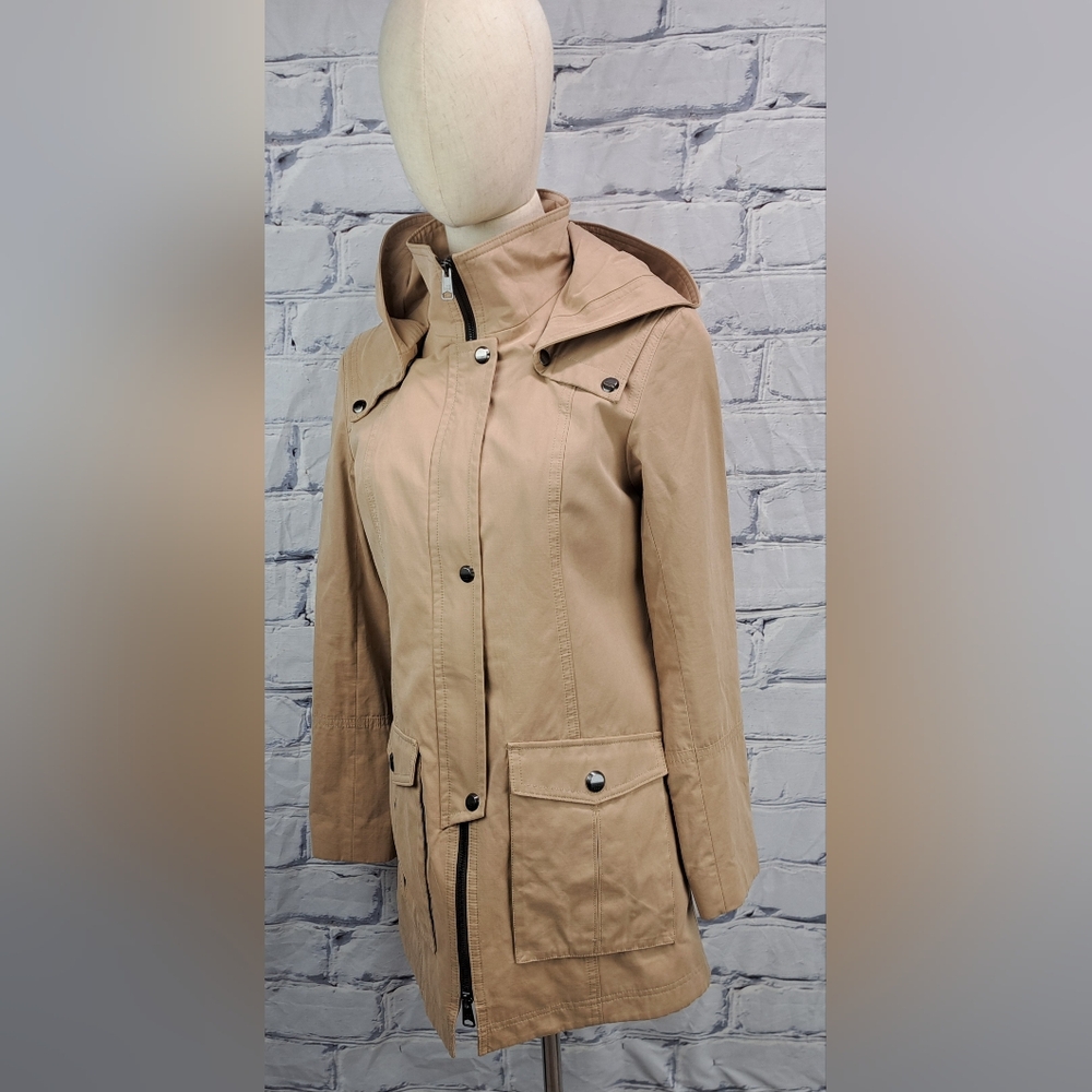 Soia & Kyo Women's Jacket Coat Anorak Removable Hoodie Lined Size XS - Picture 9 of 16